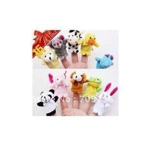  discount + telling props 10 styles/set  baby toy hand finger puppet