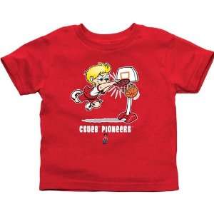   East Bay Pioneers Infant Boys Basketball T Shirt   Red Sports