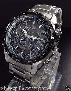 Casio Webber F1 EQS 500 S World Time Chrono Solar Watch  