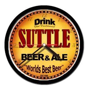  SUTTLE beer and ale cerveza wall clock 