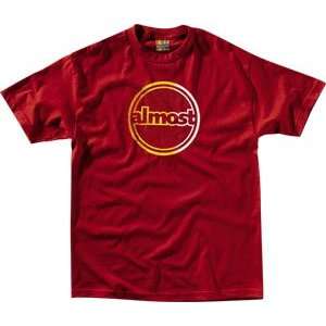  Almost T Shirt Fax Outline [X Large] Cardinal Red Sports 