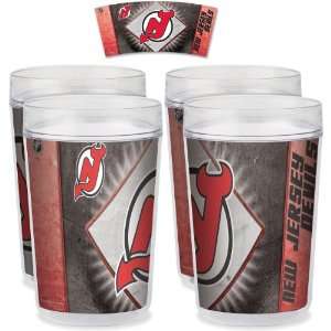 Wincraft New Jersey Devils 16Oz Tumbler   Set Of 4 4 Pack 
