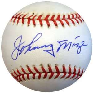  Johnny Mize Autographed NL Baseball PSA/DNA Sports 