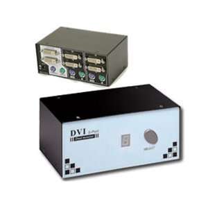  Cables To Go 2 PORT DUAL DISPLAY DVI and PS/2 KVM SWITCH 
