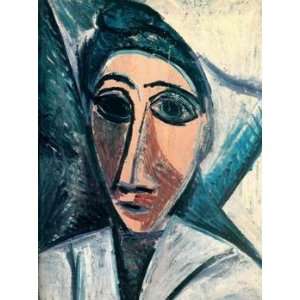  12X16 inch Picasso Pablo Buste de Marin 1907 Canvas Art 