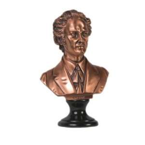   Finish Head Bust Display Sculpture Statue, 9 inches H