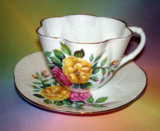 Roses Royal Imperial English Tea Cup and Saucer Set  