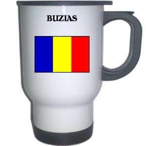  Romania   BUZIAS White Stainless Steel Mug Everything 