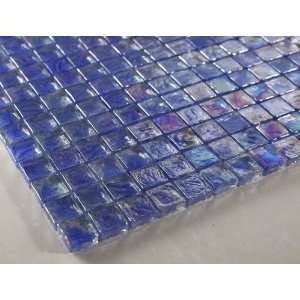    Tropical Blue   3/4x3/4 Blue Glass Tile