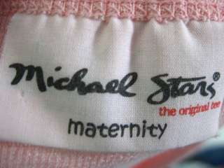 MICHAEL STARS MATERNITY Pink Sleeveless Top Shirt  