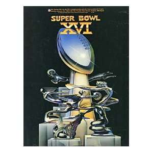  Super Bowl 16 Unsigned Sunday January 24, 1982 Football 