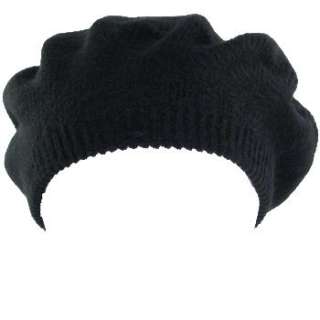 NEW JUNIOR SOLID FRENCH KNIT BERET TAM NEWSBOY SLOUCH SLOUCHY CAP 