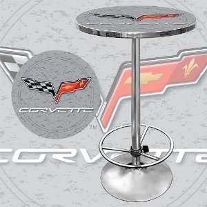  Best Quality Corvette C6 Pub Table   Silver Everything 
