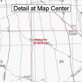   Topographic Quadrangle Map   Mulkey Bar, Idaho (Folded/Waterproof