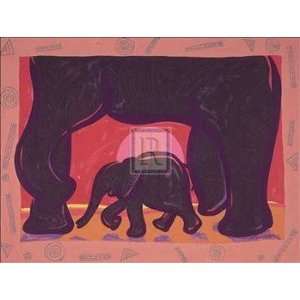    Young Elephant   Poster by Gerry Baptist (27 x 20)