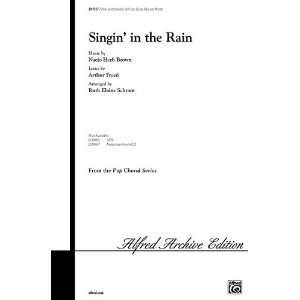  Singin in the Rain Choral Octavo Choir Music by Nacio Herb 