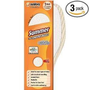 Solon Foot Solutions Summer The Comfort Insole, Sizes 6 Ladies To Men 