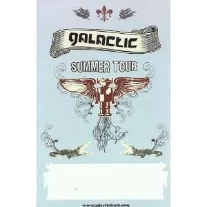  Galactic Original Promo Summer Tour Concert Poster 2006 