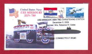 USS MISSOURI SSN 780 USN Submarine ChristeningCeremony  