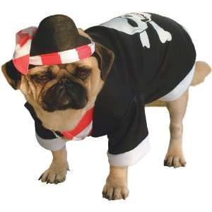   Party By Seasons HK Pirate Dog Costume   Size Large 