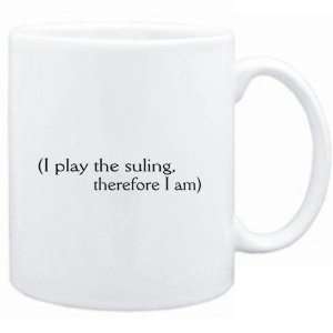 Mug White  i play the Suling, therefore I am  Instruments  