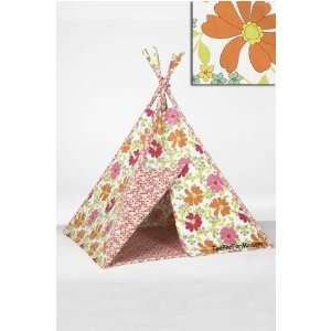 Tee Pee Play Tent   Flower Power Toys & Games