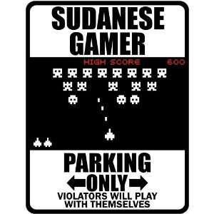 New  Sudanese Gamer   Parking Only ( Invaders Tribute   80S Game 