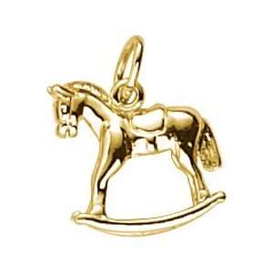    Rembrandt Charms Rocking Horse Charm, 10K Yellow Gold Jewelry