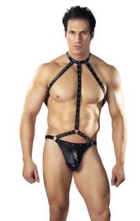 Studded Gladiator harness thong costume Male Power  