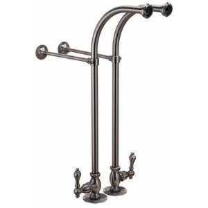  Rigid Freestanding Bath Faucet Handle Type Hot and Cold 