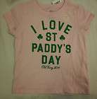 Old Navy Infant Girls Pink I Love St. Paddys Day 2011 Tee 18 24 Mos 