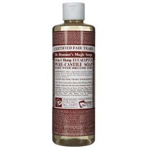  Dr. Bronners Organic Pure Castile Liquid Soap, Eucalyptus Oil 