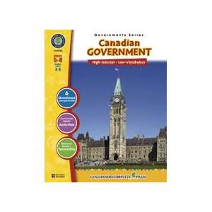   Classroom Complete Press CC5758 Canadian Government