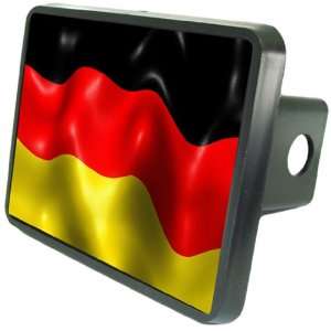  German Flag Custom Hitch Plug for 2 receiver from Redeye 