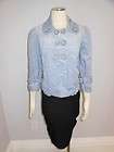 TAIKONHU Anthropologie Light blue Corduroy double butto