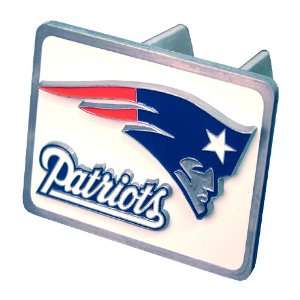  New England Patriots NFL Pewter Trailer Hitch Cover 