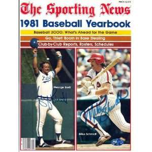   Schmidt Autographed 1981 Sporting News Magazine Cover PSA/DNA #J77727