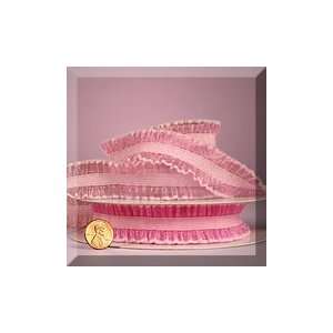    1ea   1 X 10 Yds Pink Ruffle Ribbon