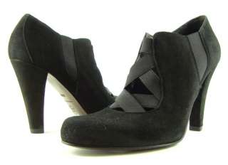 DONALD J PLINER DARA   0202 Black Suede Womens Shoes Pumps Ankle 