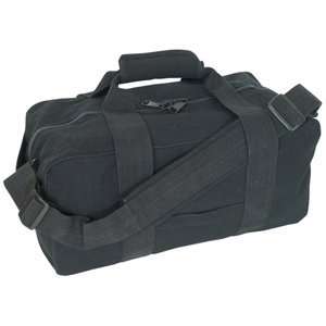  Black Canvas Gear Shoulder Duffle Bag   12 x 24, Travel 