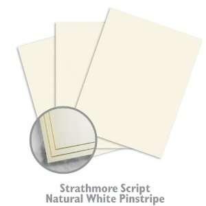  Strathmore Script Natural White Paper   125/Package 