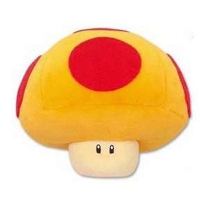  Super Mario Brothers  Mushroom Plush   6 (Yellow + Red 