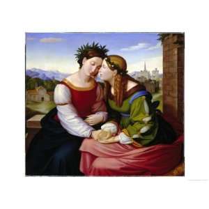   and Germania Premium Giclee Poster Print by Friedrich Overbeck, 18x24