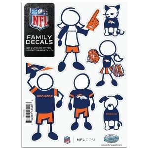 Denver Broncos Nfl Family Car Decal Set (Small) Sports 