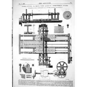  Engineering 1866 Stone Cutting Machine Tyne Harbour 
