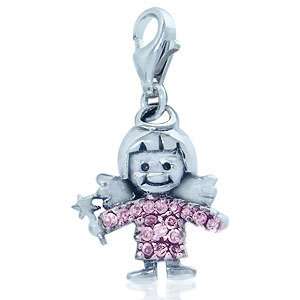   of jewelry has 925 trademark pink cz sterling silver charm cj0069402