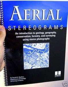AERIAL Stereograms   NICE Stereoscopic 3 D science Book  