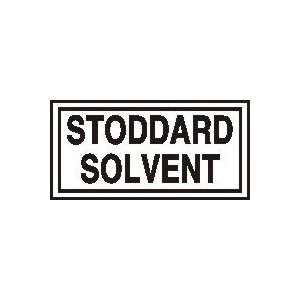  Labels STODDARD SOLVENT 3 x 7 Adhesive Dura Vinyl