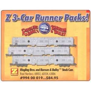   Pack   Ringling Bros. and Barnum & Bailey Stock Cars Toys & Games