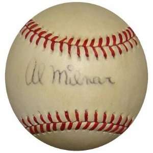  Al Milnar SIGNED SCARCE AL Baseball INDIANS 1936 46 d.2005 